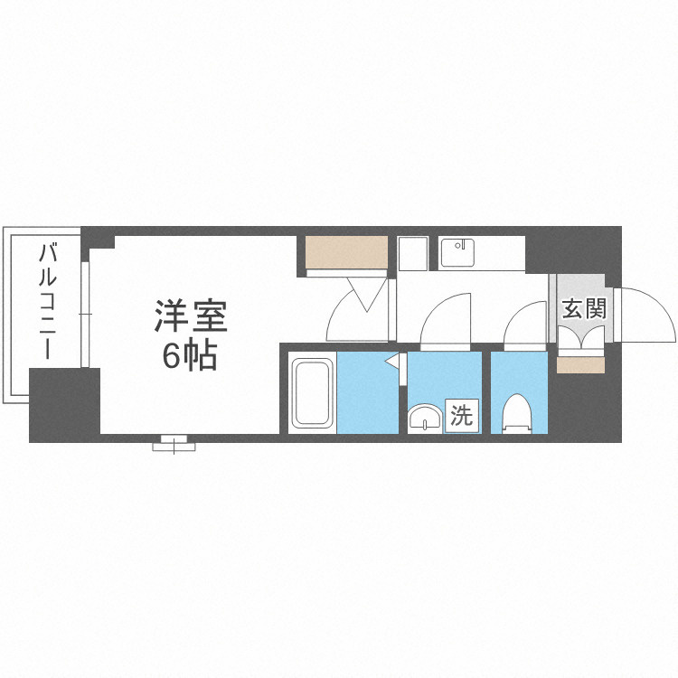 エスリードレジデンス新大阪プライムの間取り