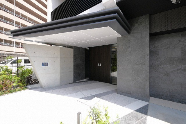 バウスフラッツ新大阪のエントランス