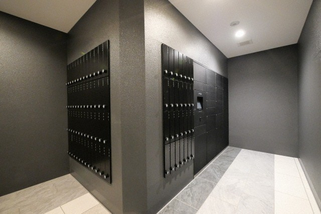 バウスフラッツ新大阪のロビー