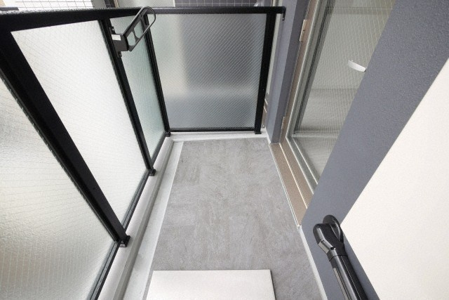 ソルテラス阿波座ウィズのバルコニー