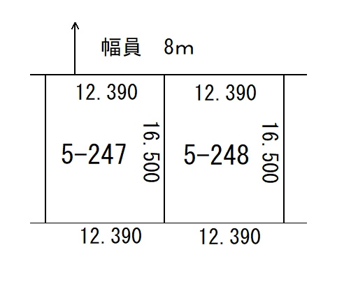 大楽毛3丁目28　売土地の土地図