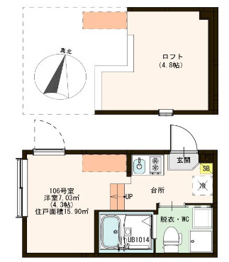 【間取り】 | ハーモニーテラス青井Ⅺ