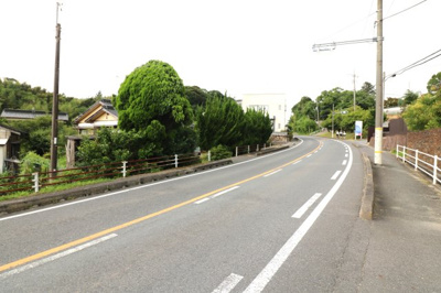 【前面道路含む現地写真】 | 山陽小野田市西高泊土地（174坪） | 現地（2024年7月10日撮影）