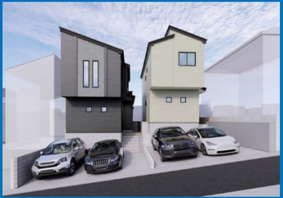 【外観パース】 | 【緑区鳴海町字片平20−24新築戸建】仲介手数料無料 | 仲介手数料キャンペーン実施中です♪詳細は弊社ホームページもしくはスタッフまでお気軽にお問合せ下さいませ♪ お役に立てる自信があります♪