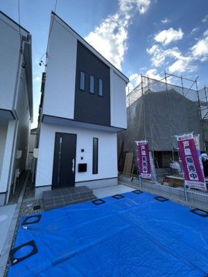 【外観】 | 守山区大森51411② ＜仲介手数料無料＞大森北小・大森中　新築一戸建て | LINEから簡単お問合せ可能！
友達検索で@nqk7328tです！。