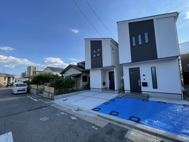 守山区大森51411② ＜仲介手数料無料＞大森北小・大森中　新築一戸建ての前面道路含む現地写真|〈内覧予約キャンペーン実施中！〉マックスバリュde住まい相談までご連絡下さい。