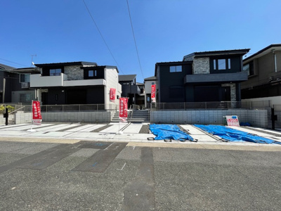 【外観】 | 名東区勢子坊1期 全4棟＜仲介手数料無料＞貴船小・高針台中　新築一戸建て | 仲介手数料キャンペーン実施中です♪詳細は弊社ホームページもしくはスタッフまでお気軽にお問合せ下さいませ♪ お役に立てる自信があります♪
