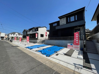 【前面道路含む現地写真】 | 名東区勢子坊1期 全4棟＜仲介手数料無料＞貴船小・高針台中　新築一戸建て | 仲介手数料キャンペーン実施中です♪詳細は弊社ホームページもしくはスタッフまでお気軽にお問合せ下さいませ♪ お役に立てる自信があります♪