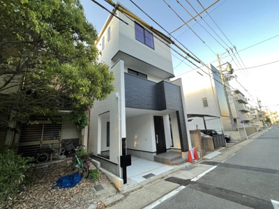 【外観】 | MIRASUMO東区矢田南２１０①【仲介手数料無料　矢田小学校・矢田中学校】 | 新築戸建の事はマックバリュで住まい相談へお任せください。