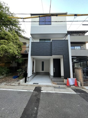 【外観】 | MIRASUMO東区矢田南２１０①【仲介手数料無料　矢田小学校・矢田中学校】 | 新築戸建の事はマックバリュで住まい相談へお任せください。