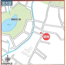 【地図】 | Heartful Town尾張旭市霞ヶ丘町北　全１棟【仲介手数料無料】 | 現地拡大図
尾張旭市霞ヶ丘町北１１５付近