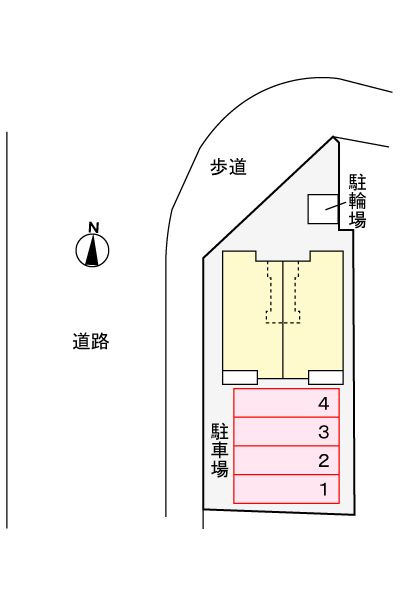 メゾン平松　　刈谷市近郊の賃貸はクラスホーム刈谷店の駐車場