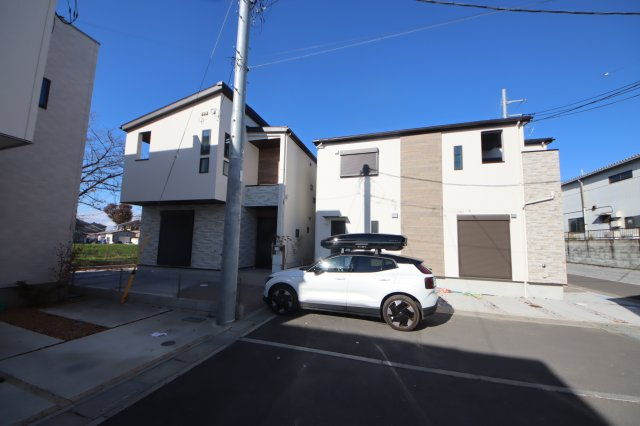 《仲介手数料無料》桜区大字白鍬375-1(2号棟)新築一戸建てグラン・フェリディアの外観|撮影日 2024年12月7日 12:50 晴れ