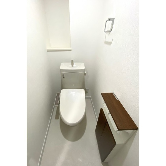 菊池郡菊陽町大字原水の賃貸マンションのトイレ