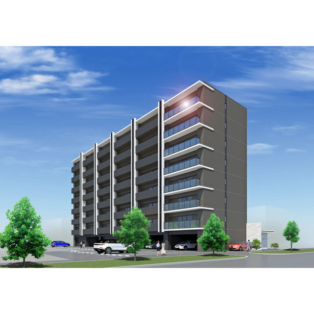 菊池郡菊陽町大字原水の賃貸マンションの外観