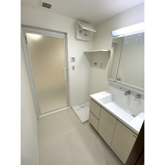 菊池郡菊陽町大字原水の賃貸マンションの独立洗面台