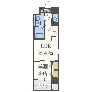 【間取り】 | エルヴィータ駅南
