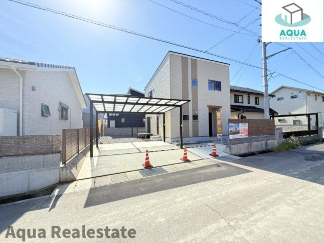 宇多津町長縄手　新築未入居戸建ての外観|外はこのようになっています