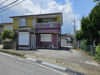 【外観】 | 敷地約80坪　両面道路で隣が公園の店舗付き住宅