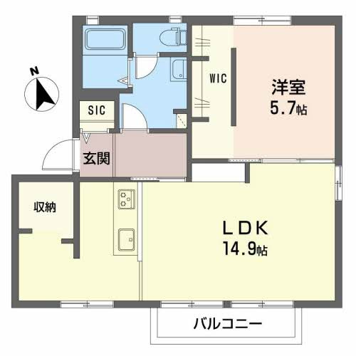 ボルトシティ熊取Ⅱ・Ⅲの間取り