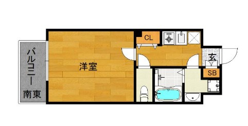 【間取り】 | スカイコート博多駅前第2　プライスホームなら仲介手数料、初期費用が安い！