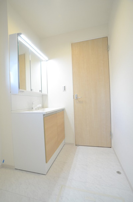 【洗面所】 | 綾瀬市落合南3丁目　新築戸建て　全２棟　【仲介手数料無料】