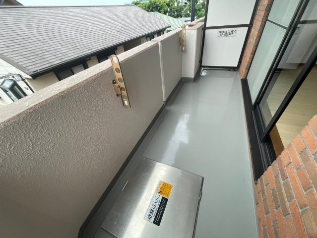 ブリックブロックのバルコニー