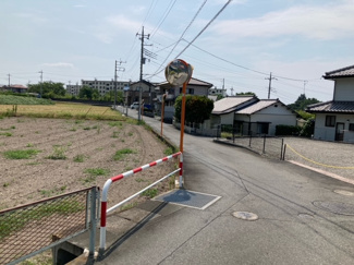 【前面道路含む現地写真】 | 高崎市倉賀野町売地