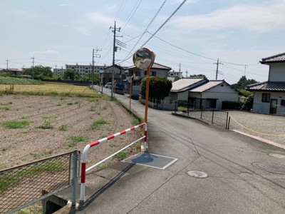 【前面道路含む現地写真】 | 高崎市倉賀野町売地