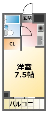 ブランアトリエの間取り