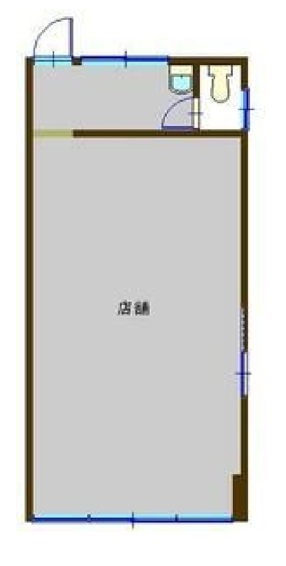 貸店舗・事務所　小山市城東 の間取り