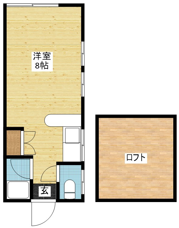 プライムアパート石神の間取り