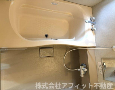 【浴室】 | ウィンディア新涯A | 一坪風呂