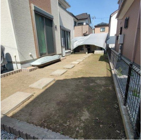野田市清水公園東　中古戸建　平成26年築の庭