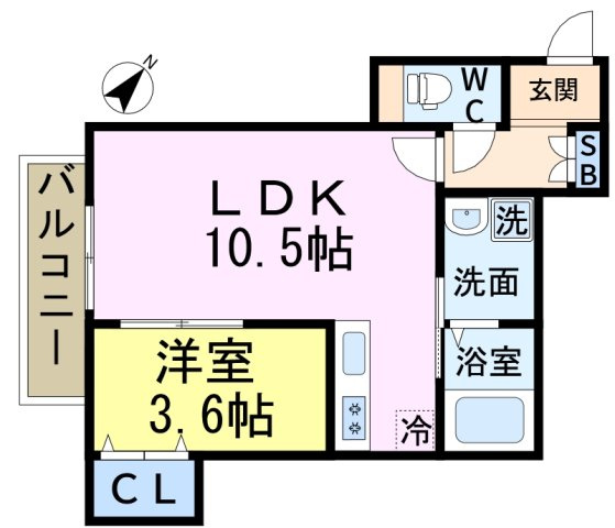 クーデリオンの間取り