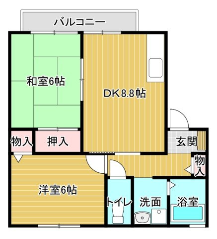 【間取り】 | ウィルモアＫ