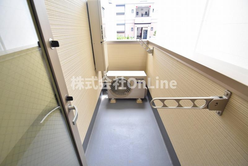 フジパレス吉田EASTのバルコニー