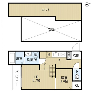 【間取り】 | Ｄｅａｒ　Ｃｏｕｒｔ　Ｋ