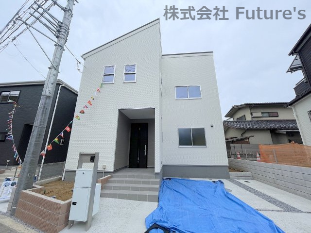 三郷市戸ケ崎　新築戸建　全2棟　1号棟の外観|八潮駅・金町駅からバス便あり☆2024年7月完成予定の全2棟新築戸建