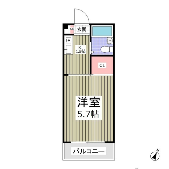 【間取り】 | シャトール田口戸塚Ⅰ