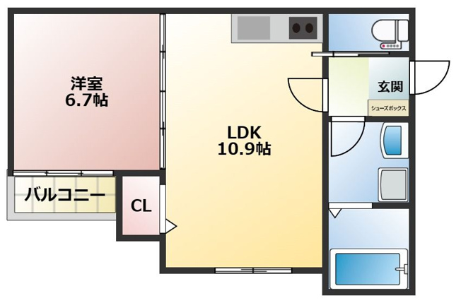 【間取り】 | SunMark高宮南 | 現況優先。