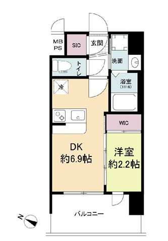 セレニテ十三ミラクの間取り