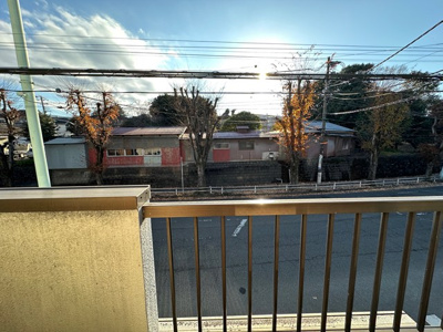 【展望】 | 横山ビル | バルコニーからの眺望です♪2階にあるので人目が気にならないのが嬉しいですよね☆