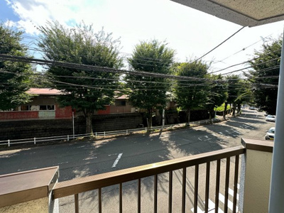 【展望】 | 横山ビル | バルコニーからの眺望です♪2階にあるので人目が気にならないのが嬉しいですよね☆