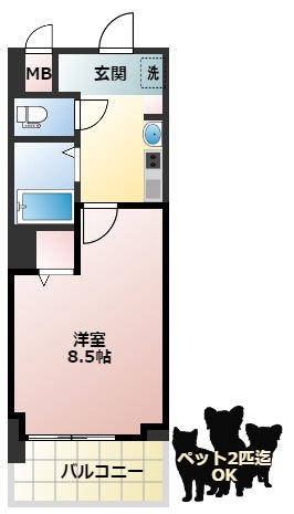 フェニックス日本橋高津の間取り