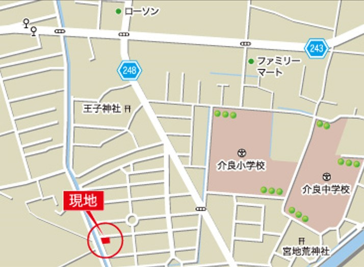 高知市介良乙の地図