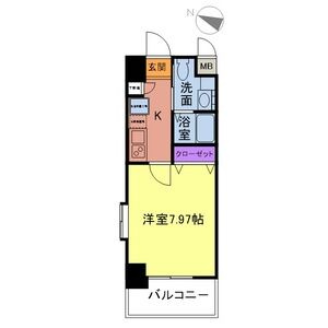 【間取り】 | グランフォーレ六本松 | 現況優先。