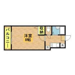 【間取り】 | ルピナス西新 | 現況優先。