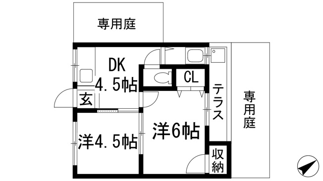 【間取り】 | ハイツ桜台西
