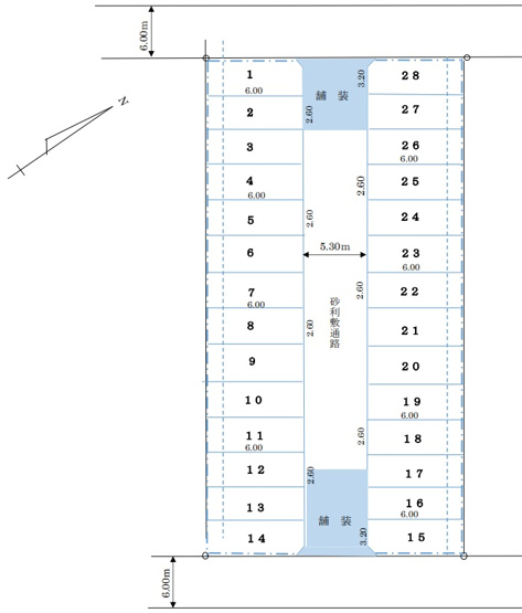 【区画図】 | 51：米村32駐車場